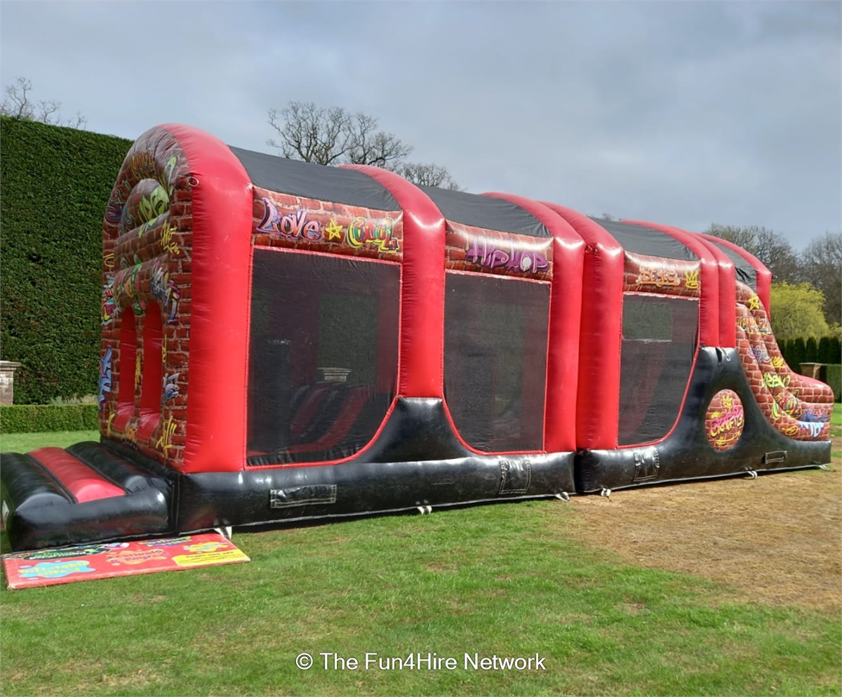 Graffiti Obstacle Course 6FT - Bouncy Castle Hire Southampton ...