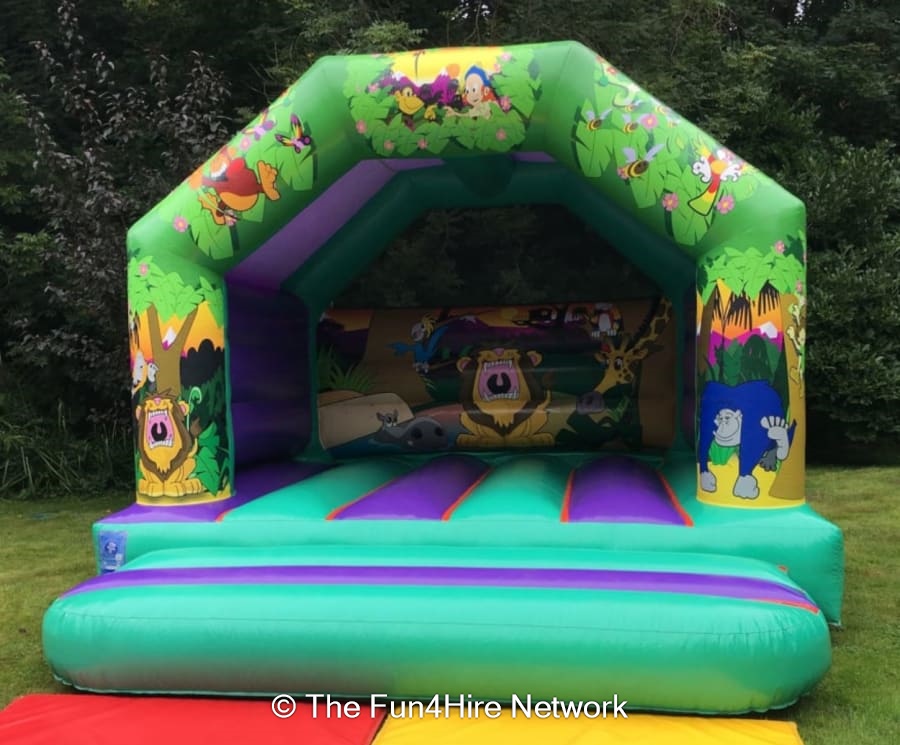 Jungle Bouncy Castle 12x12 - Bouncy Castle Hire Southampton ...