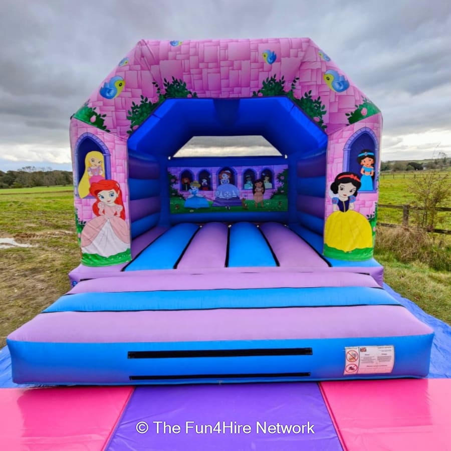 Princess Bouncy Castle (with or without slide) - Bouncy Castle Hire ...
