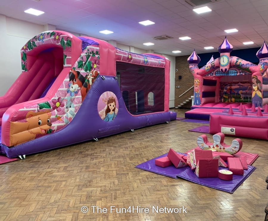 Princess Obstacle Course - Bouncy Castle Hire Southampton | Inflatables ...