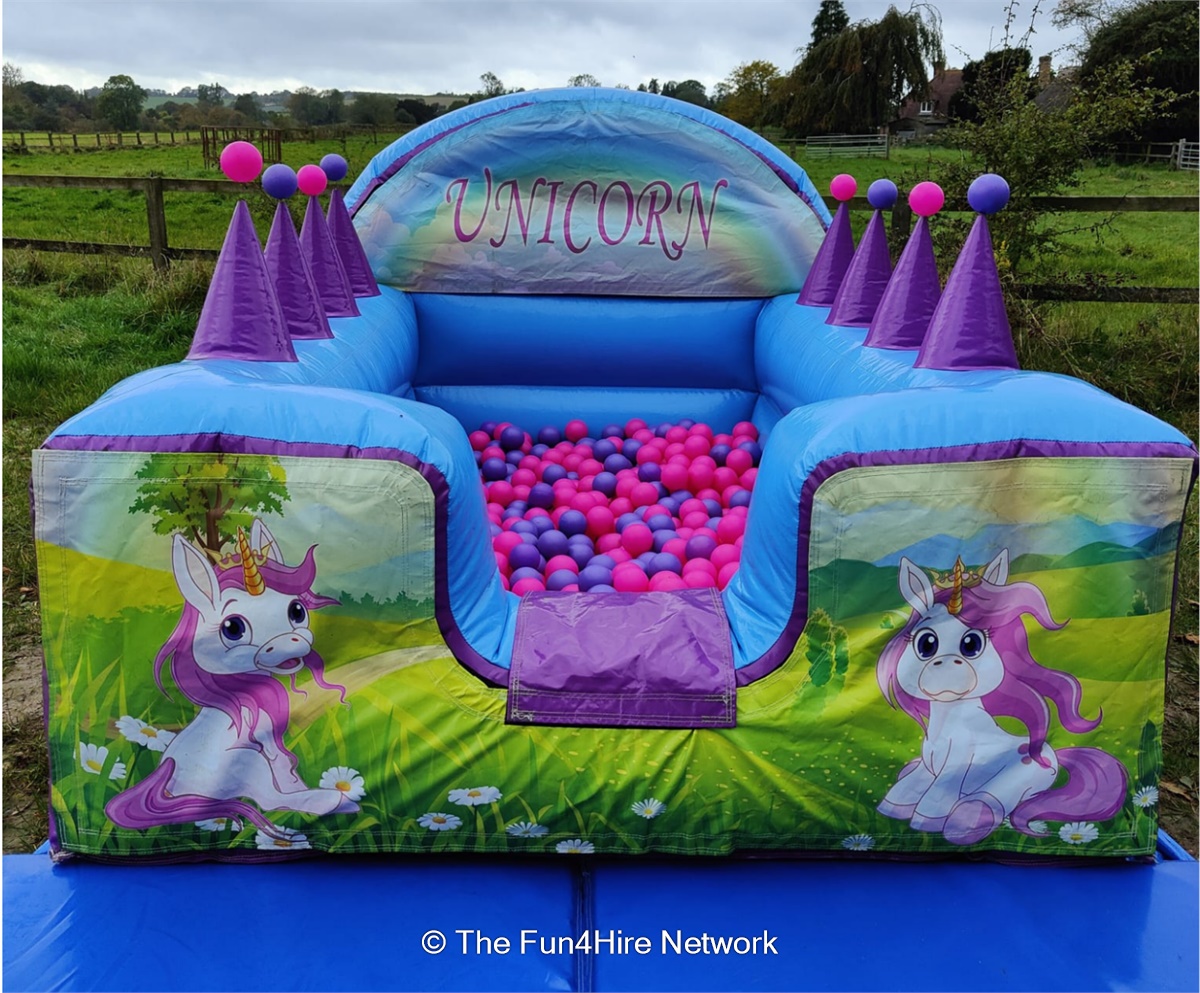 Unicorn Ball Pit (Inf) - Bouncy Castle Hire Southampton | Inflatables ...